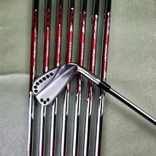 11 клюшек для гольфа серебристого кованого железа для гольфа 11 клюшек для гольфа 3-9w R S стальной вал с крышкой для головы