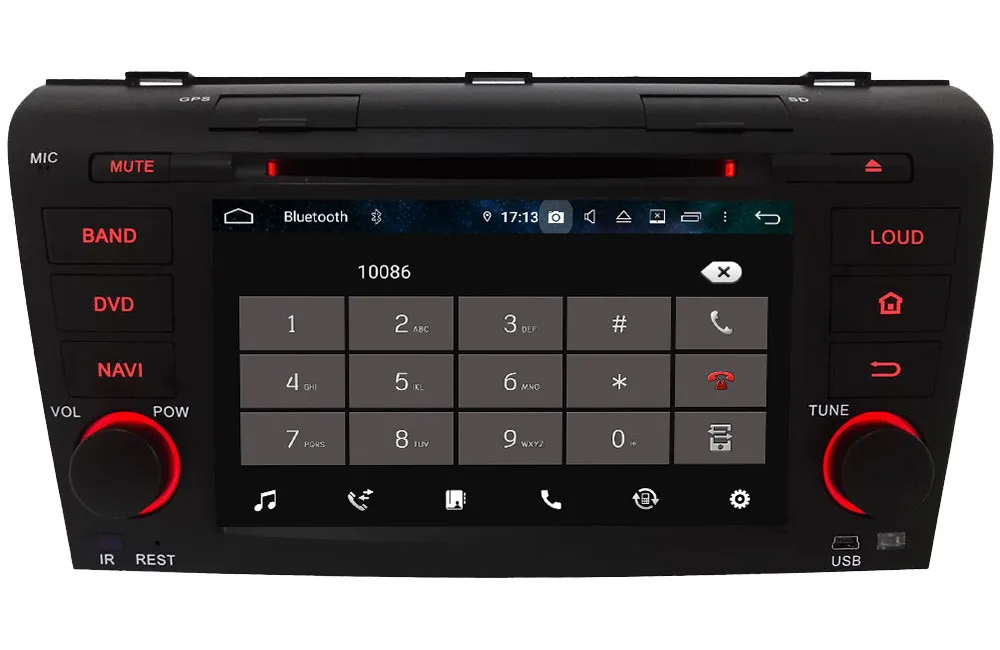 Cheap Klyde 4G WIFI Android 9.0 Octa Core 4GB RAM 64GB ROM DSP BT Car DVD Multimedia Player Radio Stereo GPS For Mazda 3 2004-2009 2