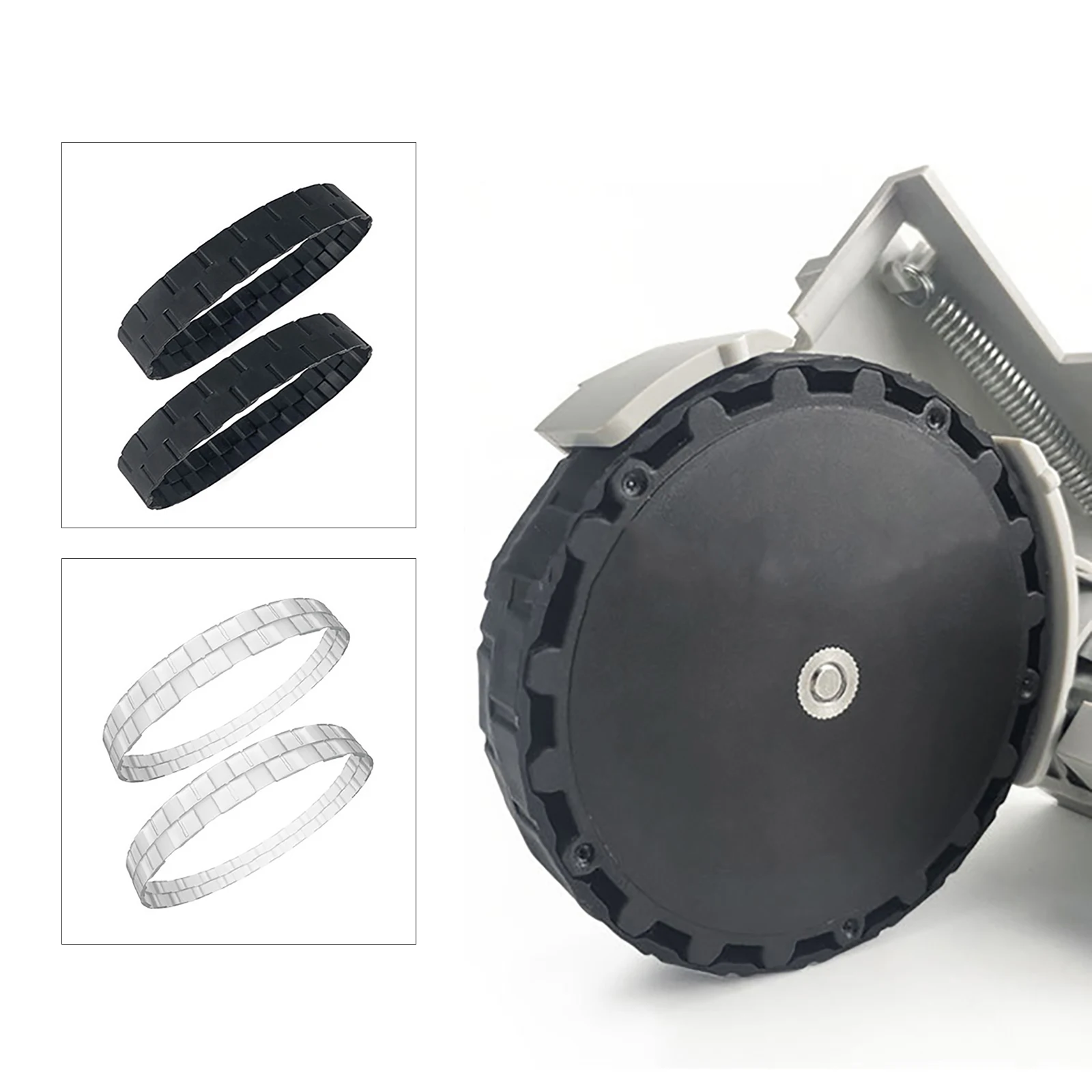 Vacuum Cleaner Wheel Tire Skin for Xiaomi Mijia 1C 1S 2S T4 T6 Roborock S50  S55 S6 S5Max Robotic Vac Cleaner Spare Parts|Vacuum Cleaner Parts| -  AliExpress