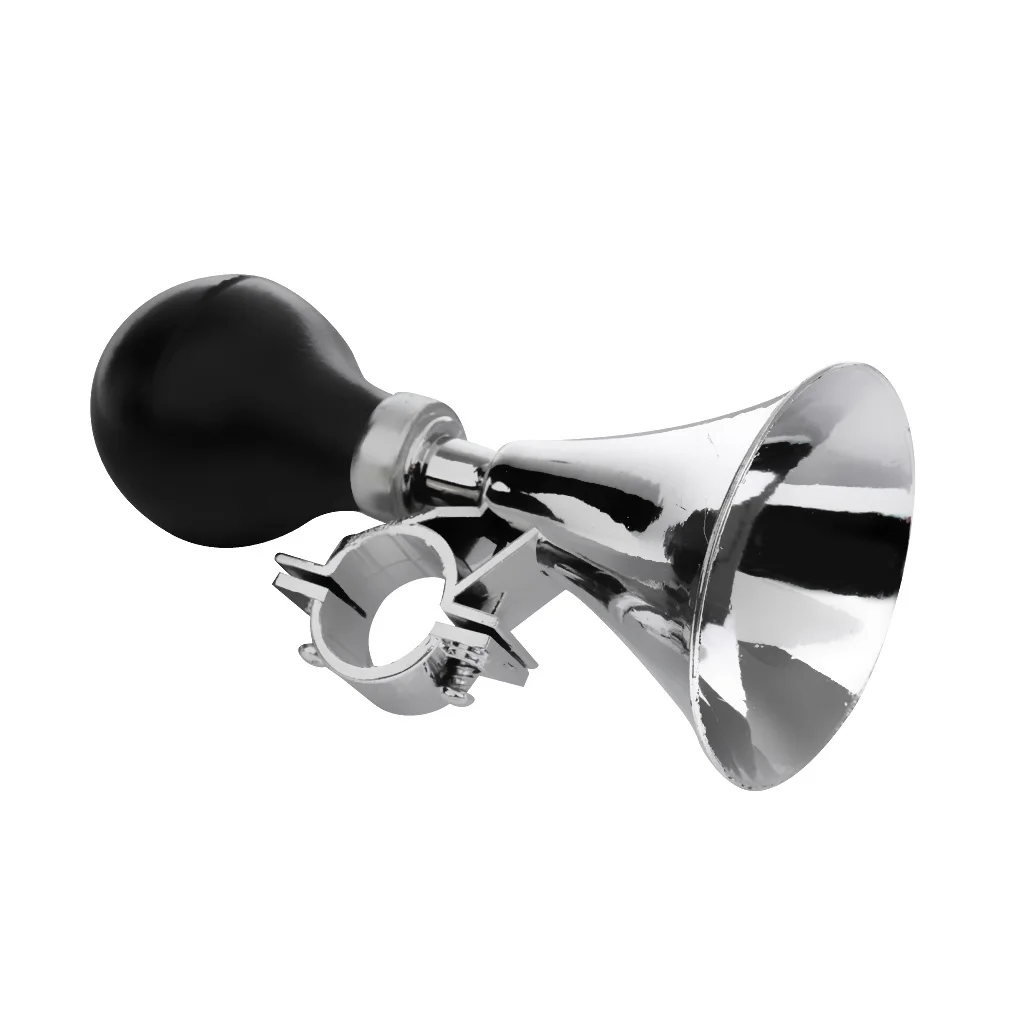 Bike Bicycle Front Basket Shopping Stabilizer+Kids Retro Bike Bell Air Horn