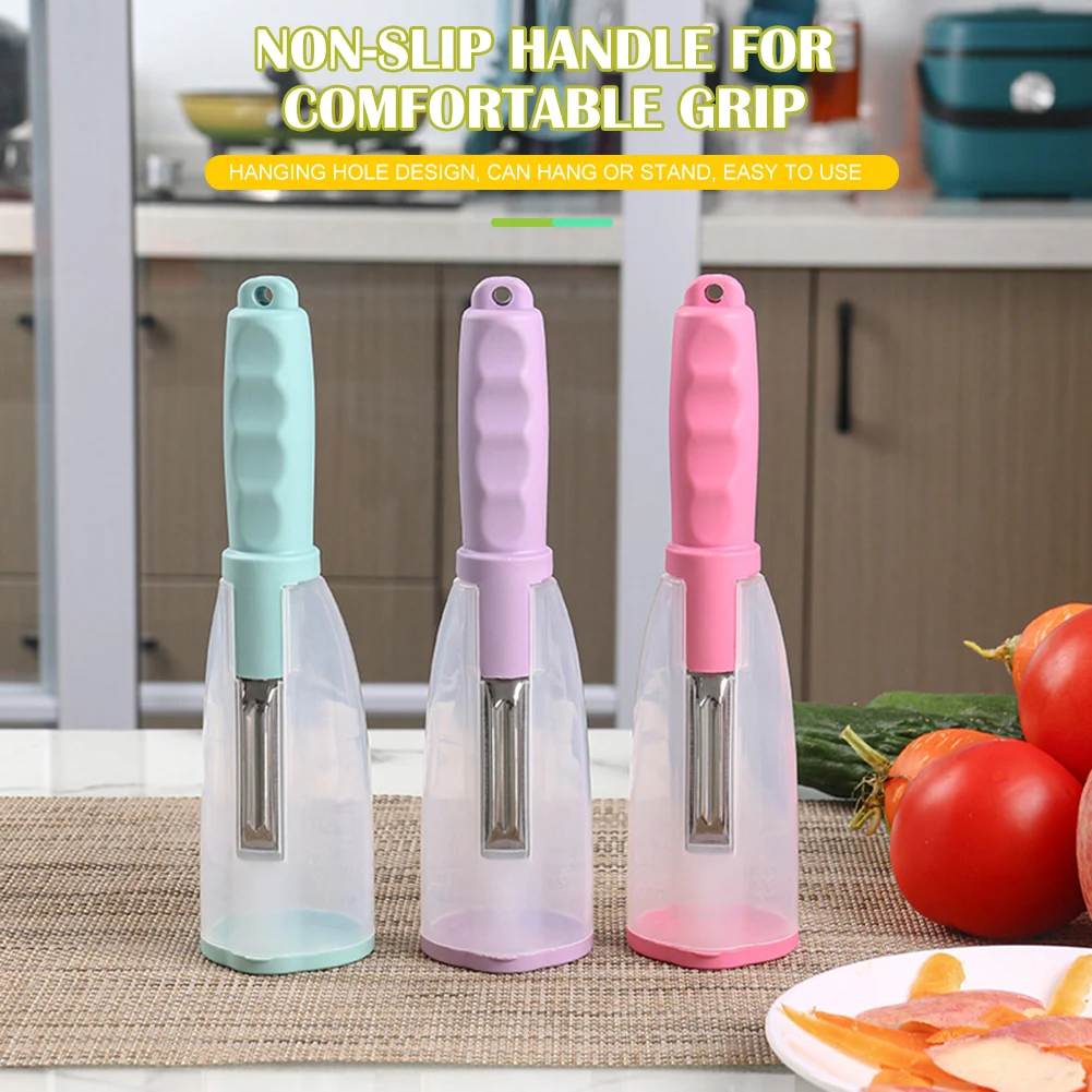 Multifunctional Storage Type Peeler With Storage Tube Compatible With  Apple, Vegetables, Kitchen Cutter