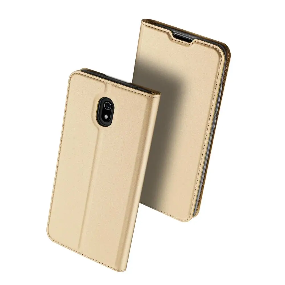 Gold Чехол-книжка DUX DUCIS для Xiaomi Redmi 8A чехол Redmi 8A из искусственной кожи чехол-книжка для Xiaomi Redmi 8 A Xiomi Redmi8A - Цвет: Gold