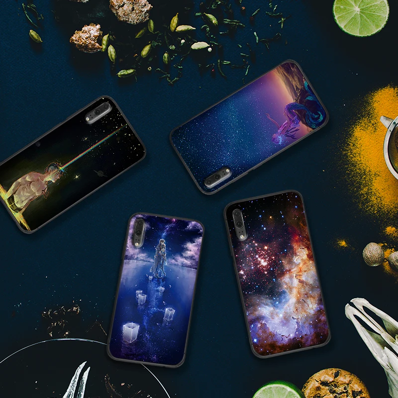 Для huawei honor VIEW 20 7C 5.99IN 7X 8X 8C NOTE 10 7A 9X Pro 8 9 lite задняя крышка телефона подарок Звездное