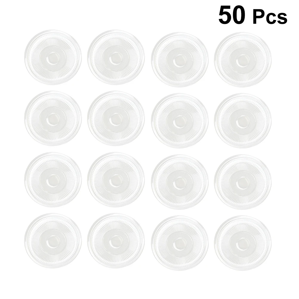 

50pcs 19.4cm Disposable Plastic Round Serving Tray Cake Fruit Dessert Serving Dish For Party Picnic Home Kitchen