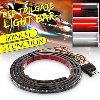 

60 Inch Waterproof 5 Functions LED Pickup Truck Strip Tailgate Light Bar Reverse Brake Stop Consequential Flowing Turn Signal Ta