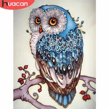 

HUACAN Diamond Embroidery Owl Diamond Mosaic DIY Rhinestones Picture Diamond Painting Cross Stitch Animal Sale Needle Gifts