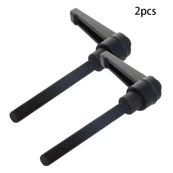 

Free Shipping 1~3pcs M6 M8 Thread Adjustable Handle 50mm/63mm Handle Length Black Zinc Alloy Adjustable Lever Handle Clamping