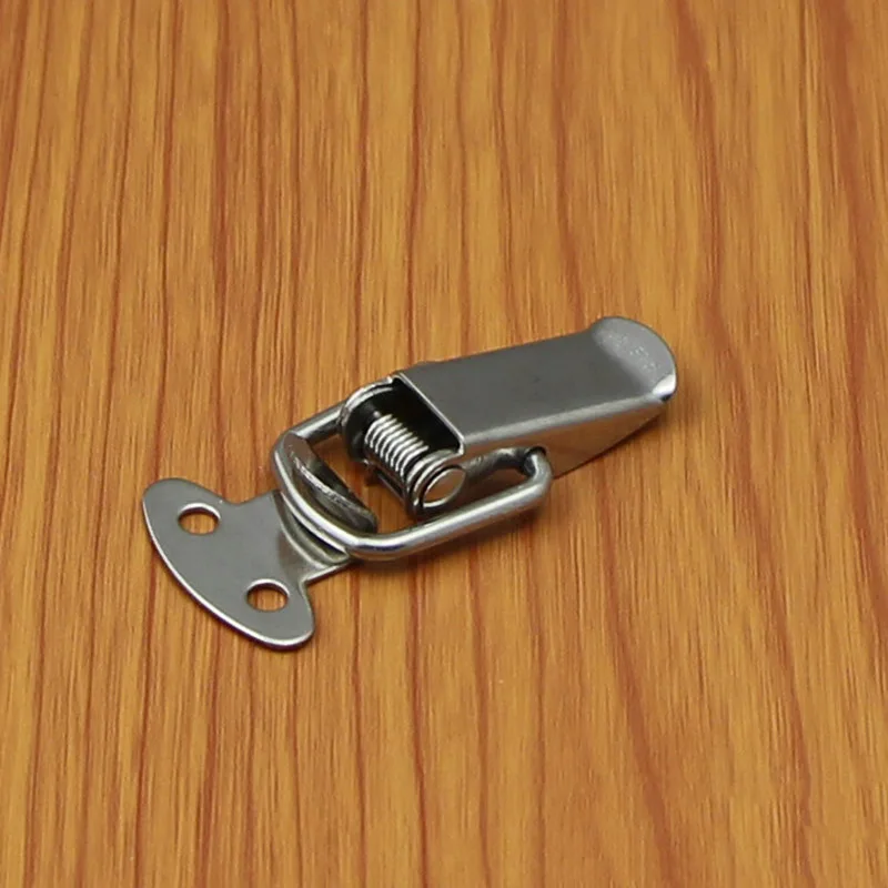 6Pcs Spring Loaded Suitcase Chest Tool Box Locking Toggle Latch Hasp Lock Hardware