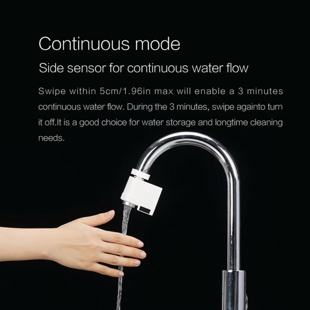 

Water Saver Tap Faucet Smart Infrared Induction Device With 6pcs Adapters NEW