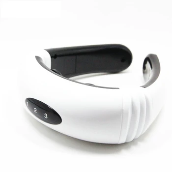 

Electric Pulse Back And Neck Massager Far Infrared Heating Pain Relief Tool Health Care Relaxation