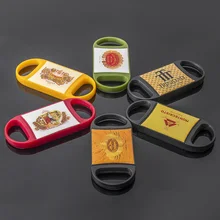 Portale приспособления для резки сигар черная пластиковая ручка из нержавеющей стали с острым двойным лезвием 3 шт./партия cu429