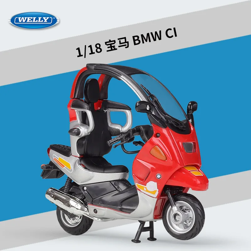 Childrens 1/18 Scale Welly YAMAHA VINO YJ50R Scooter Motor