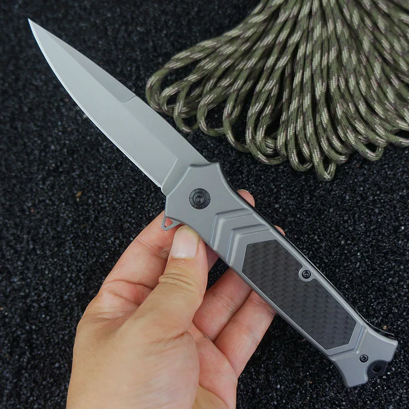 Tactical knife Складной нож для выживания на открытом воздухе, все стальные ручки, кемпинг тактическая охота, карманный нож, инструмент для повседневного использования, для рыбалки на открытом воздухе, многофункциональный инструмент - Цвет: Tactical knife