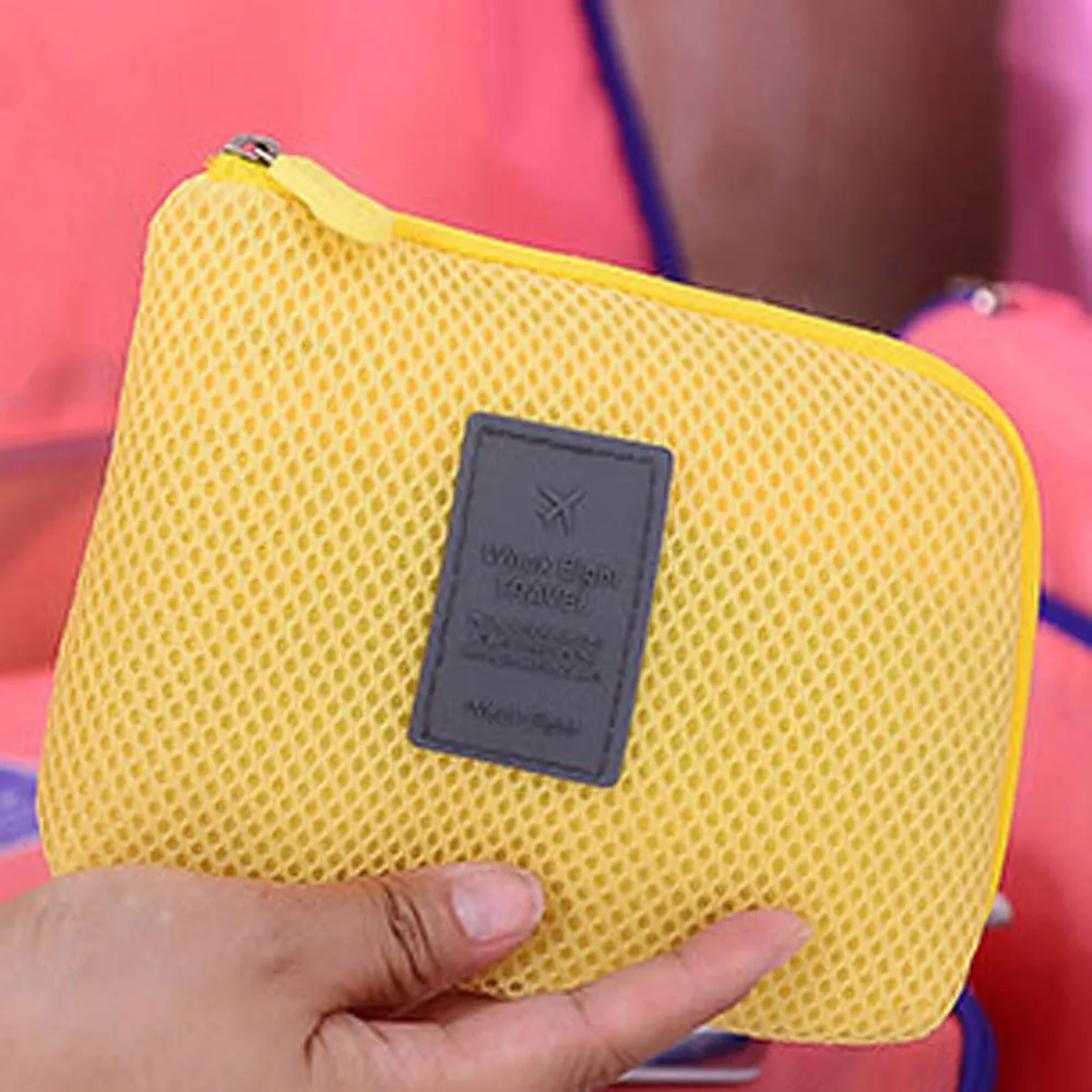 Молния Желтый Пэчворк портативные наушники для путешествий кабель женский кошелек Макияж сумка получить посылка кошелек монета сумка cartera mujer# ZA