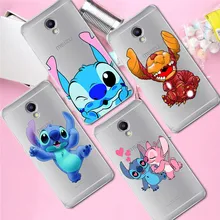 스티치 만화 meizu m3s m5 m5s m5c m6 m3 m5 m6 참고 u10 u20 전화 케이스 커버 coque etui capa funda 쉘 capinha 귀여운(China)