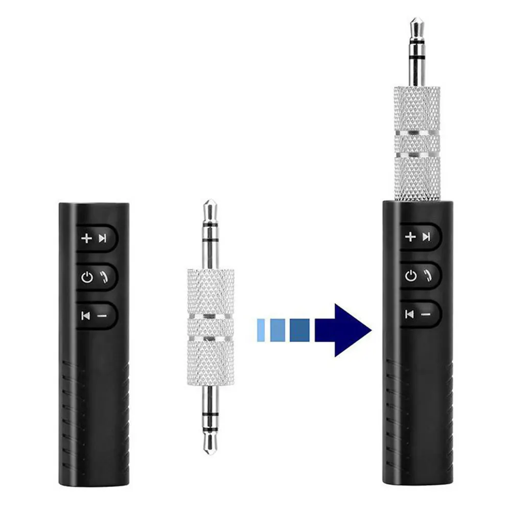 Lavalier Aux bluetooth-адаптеры автомобильный Bluetooth передатчик приемник умный Hansfree 3,5 мм Bluetooth музыкальный приемник