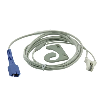 

Oximax SpO2 For Welch Allyn 53NTP and DRE ASM 5000 3m length Sensor, Reusable,ear clip 9 pins