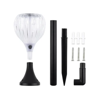 

2 Pcs 69 Led Solar Torch Lights, Waterproof Flickering Flames Solar Lights Outdoor Landscape Decoration Lighting Dusk to Dawn Au