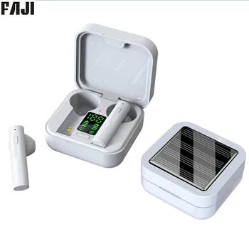 

Air6 Plus Earphones Ture Wireless Bluetooth 5.0 Headset Solar Charging LED Display Earbuds TWS Noise Canceling Earsets