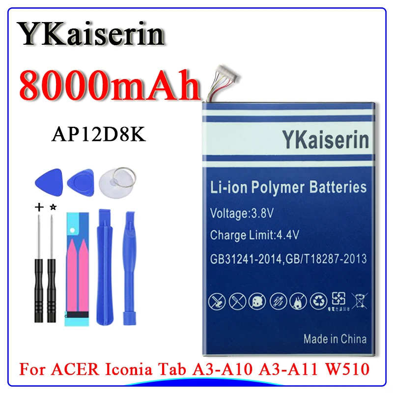Новости Батарея для Acer Iconia A3-A10 A3-A11 W510 W510P W511 W511P серии AP12D8K 1ICP4/83/103-2 8000 мАч |