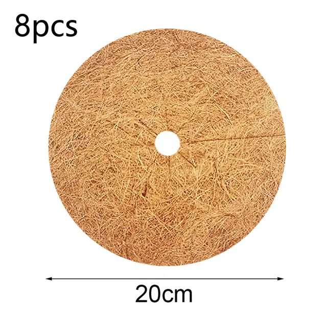 8Db 20 Cm Kókuszdió Szőnyeg Környezetbarát Tárcsa Vödör Burkolat Tartsa Meg A Vizet - Image 6