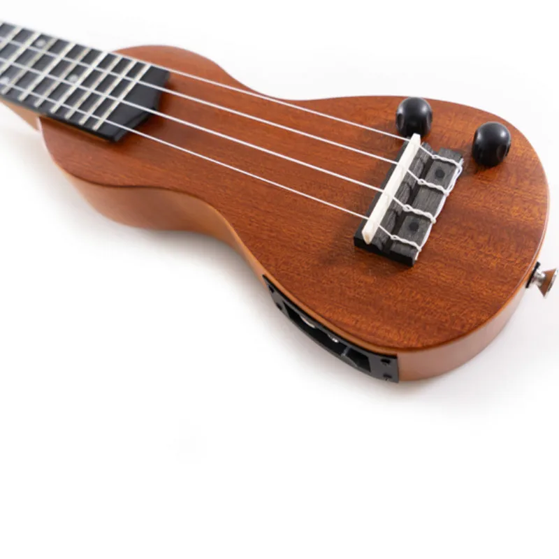 Укулеле сопрано 21 дюйм электрическая красная мини полностью твердая Bluetooth