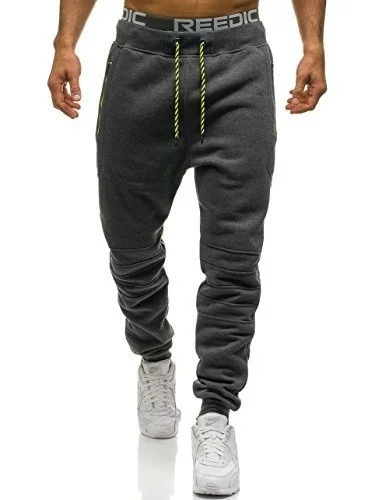 ZOGAA Leisure men jogger pants sports trousers 3 colors hip hop sweatpants men Cotton tie letter 2