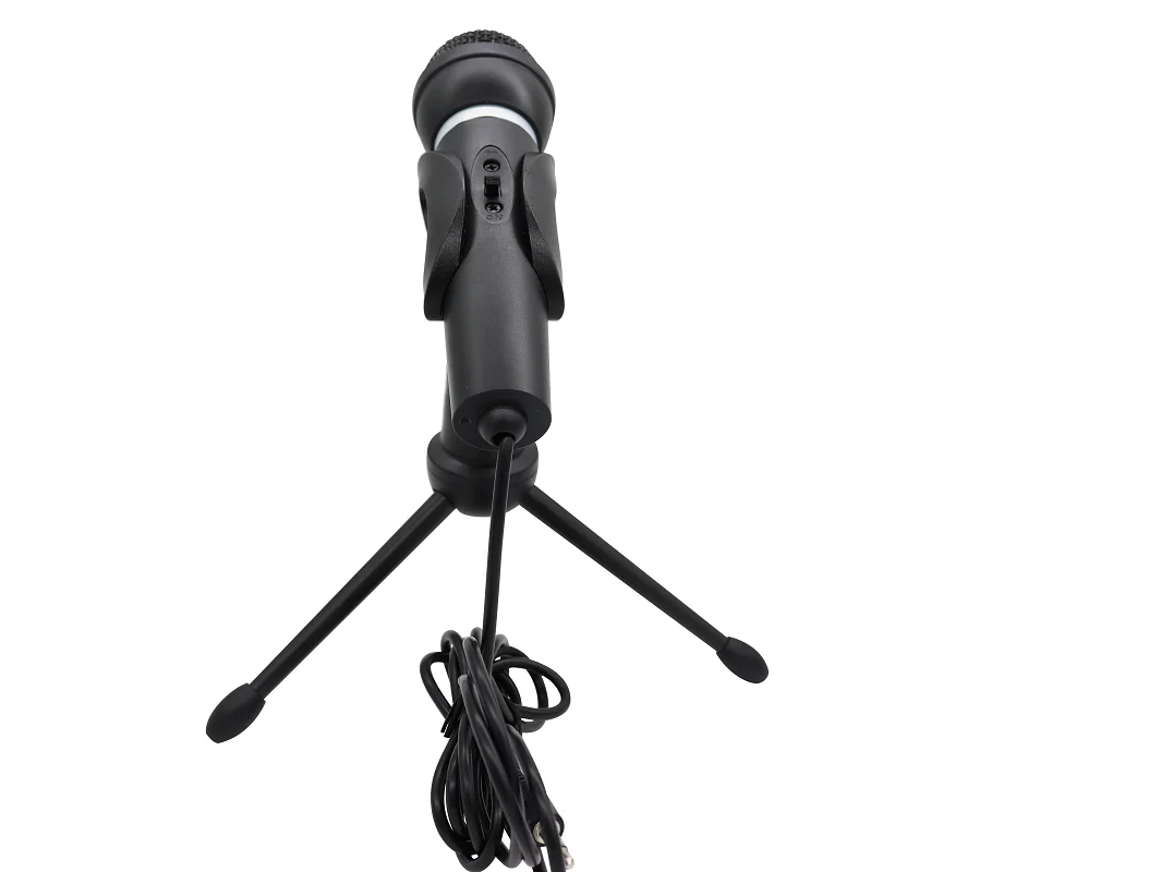 VOXLINK Microphone 3.5mm Wired Home Stereo Desktop Tripod MIC For PC YouTube Video Chatting Gaming Podcasting Recording Meeting gaming headphones with mic