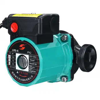 

3-Speed 220V Central Heating Circulator Mute Boiler Hot Water Circulating Pump Cast Iron F Class Insulation IP42 Protection