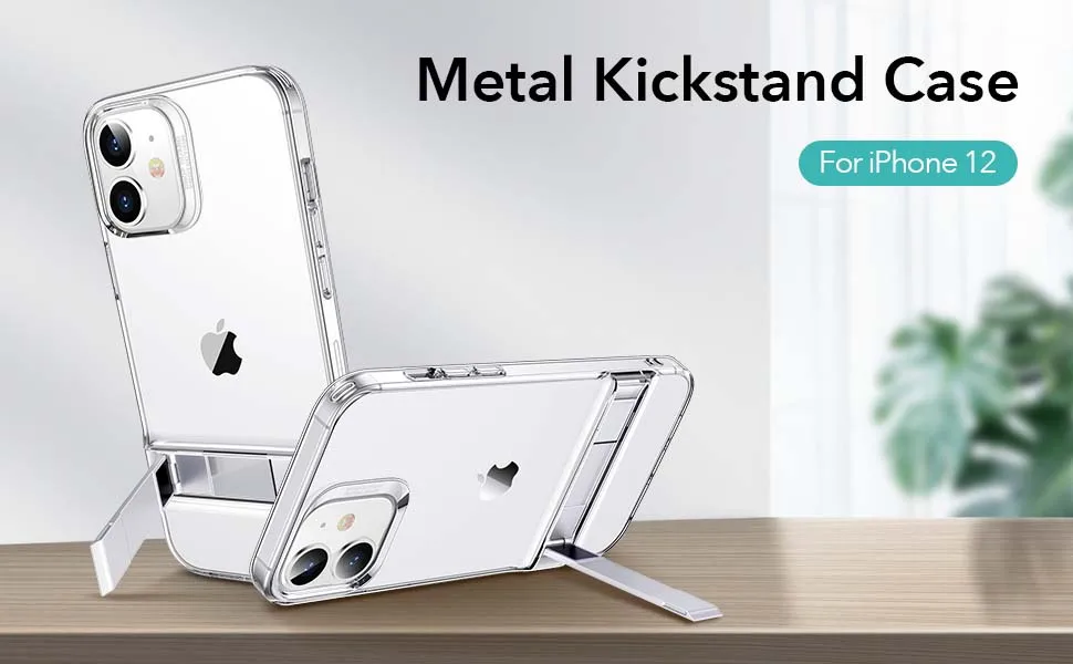 ESR - כיסוי לאייפון עם מעמד מטלי Metal Kickstand