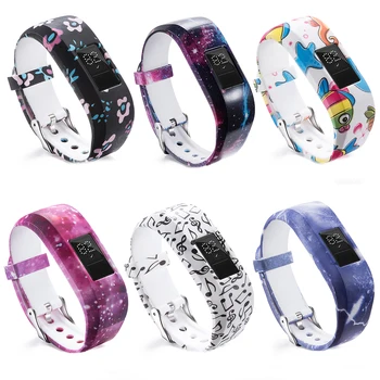 

Multi Keuzes Suitable for Garmin Garmin Vivofit JR2 Bracelet Pattern Wristband Smart Strap Sport Wristband Premium Siliconen