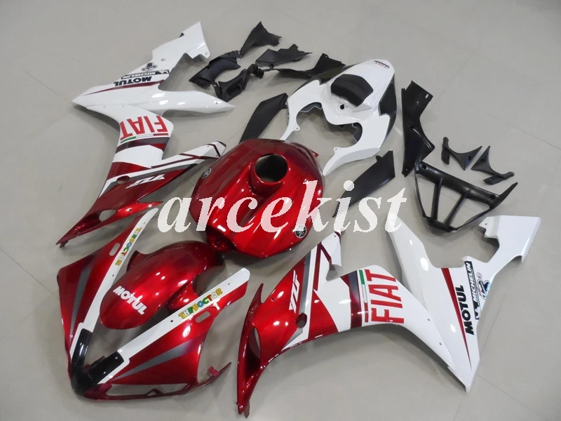 

New ABS Injection Mold Motorcycle Fairings Kit Fit for YAMAHA YZF-R1 2004 2005 2006 R1 04 05 06 body set Red White