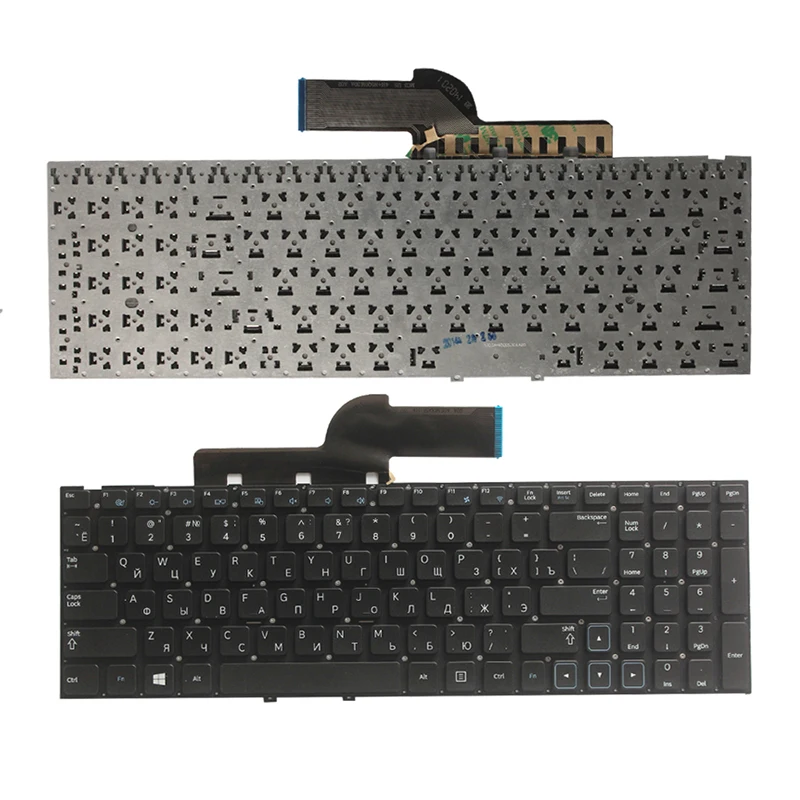 Русская клавиатура для Samsung NP300E5C 300E5C NP300E5X 300E5X RU lsptop без рамки Черная|Клавиатуры