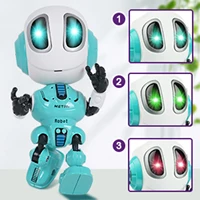 Smart Talking Robot Toy DIY USB Electric Toy Colorful LED Eyes Intelligent Robots Gifts Toys For Children 2