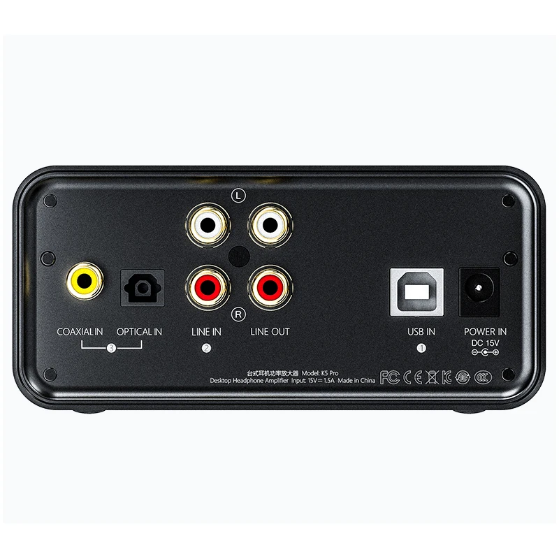 Аудио усилитель FiiO K5 Pro Hi Fi аудио AK4493EQ 768K/32 бит DSD декодер Deskstop AMP PCM DAC COAX RCA вход