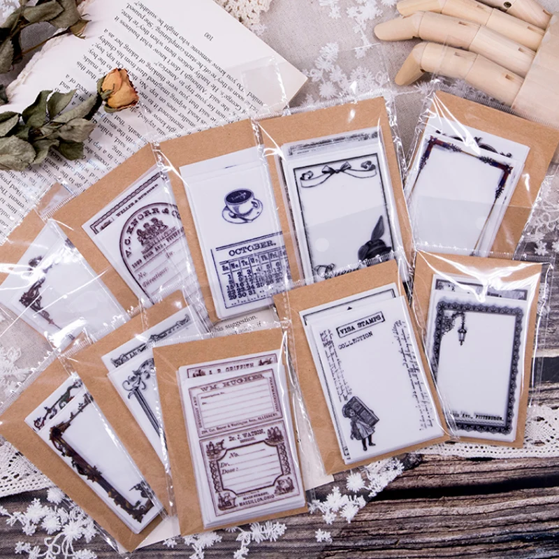 

Vintage Sour paper student leave a message memo pad planner sticky note paper sticker kawaii stationery pepalaria 30 pages