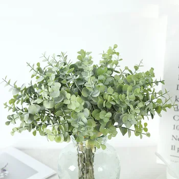 

Lan Kwai Fong Artificial Plant Eucalyptus Leaves Money Leaf Tie Beam Home Decoration Green Vegetation
