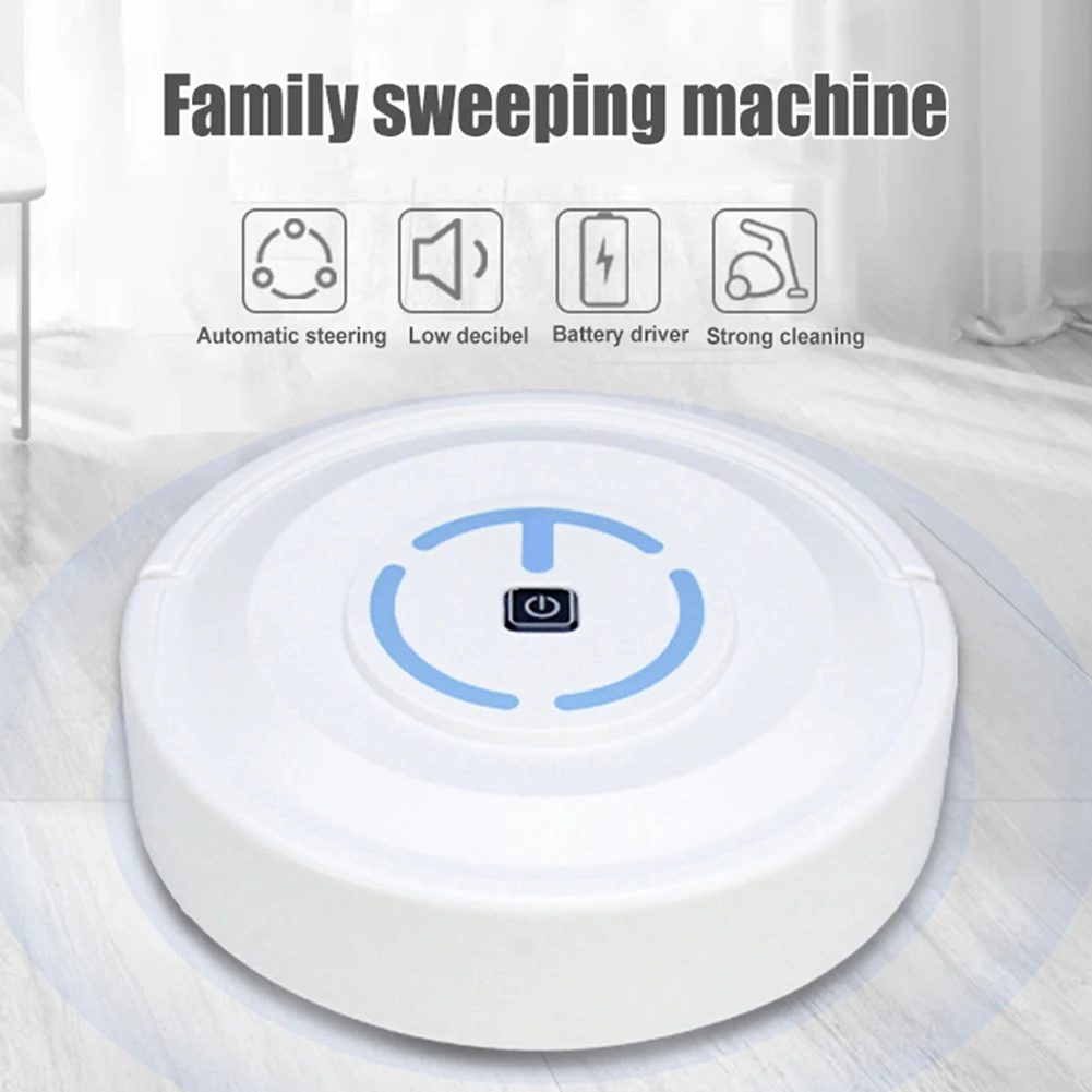 Hosehold Automatic Smart Vacuum Cleaner Sweeper Floor Cleaning Dust Remover without Suction Home Cleaning Accessories