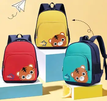 

Children's primary school students cute cartoon backpack school bag kindergarten school bag custom 1-7 year old baby shoulders