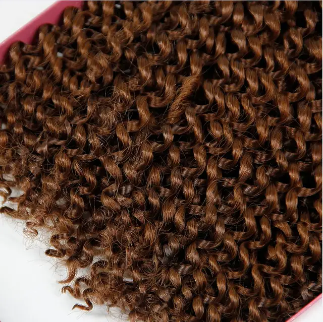YxCheris Synthetic Crochet Hair jerry curl bundles weave Braiding hair with Ombre Crochet Braids Hair Extension bulk hair #30