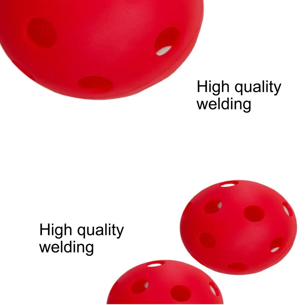 3Pcs Pack Durable Outdoor Pickleball Balls 40 Holes Training Pickleball Accessories 74mm Standard Pickle Ball Balls