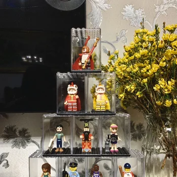 

Transparent Blocks Toys Display Box Collection Box For Storage