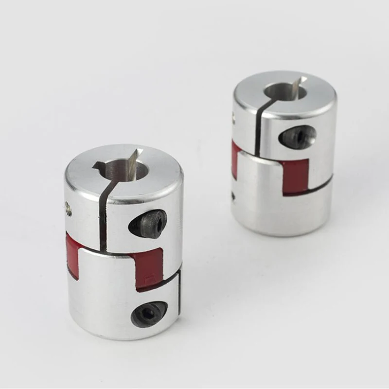 D35L50 Coupler Three Jaw Aluminium Plum Flexible Shaft Coupling Motor Connector Flexible Coupler5/6/6.35/8/10/12/14/16/19mm shaft coupler flexible coupling shaft connector