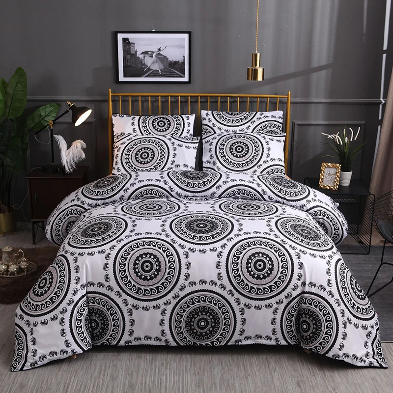 Geometric Duvet Cover Sets Bohemia Bedding Set Bed Linens Quilt Covers Single Double Queen King Size