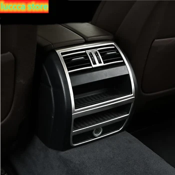 

Car Styling Rear Air Conditioning Outlet Frame Cover For BMW 5 Series F10 F18 Decor Back Vents Trim Refit Sticker Accessories
