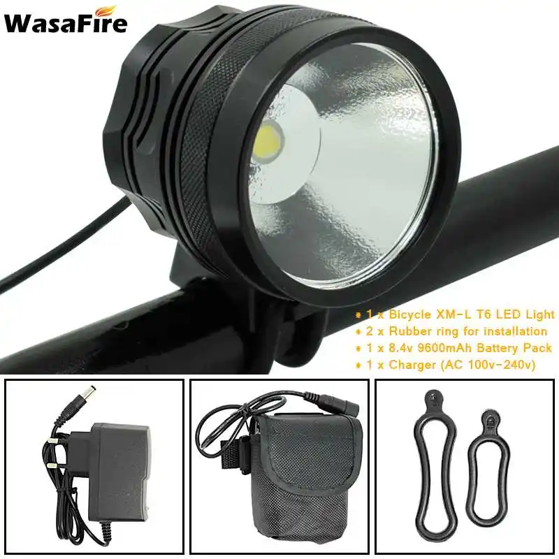 Фасветильник велосипедная WasaFire XHP70 передсветильник Светодиодная лампа для