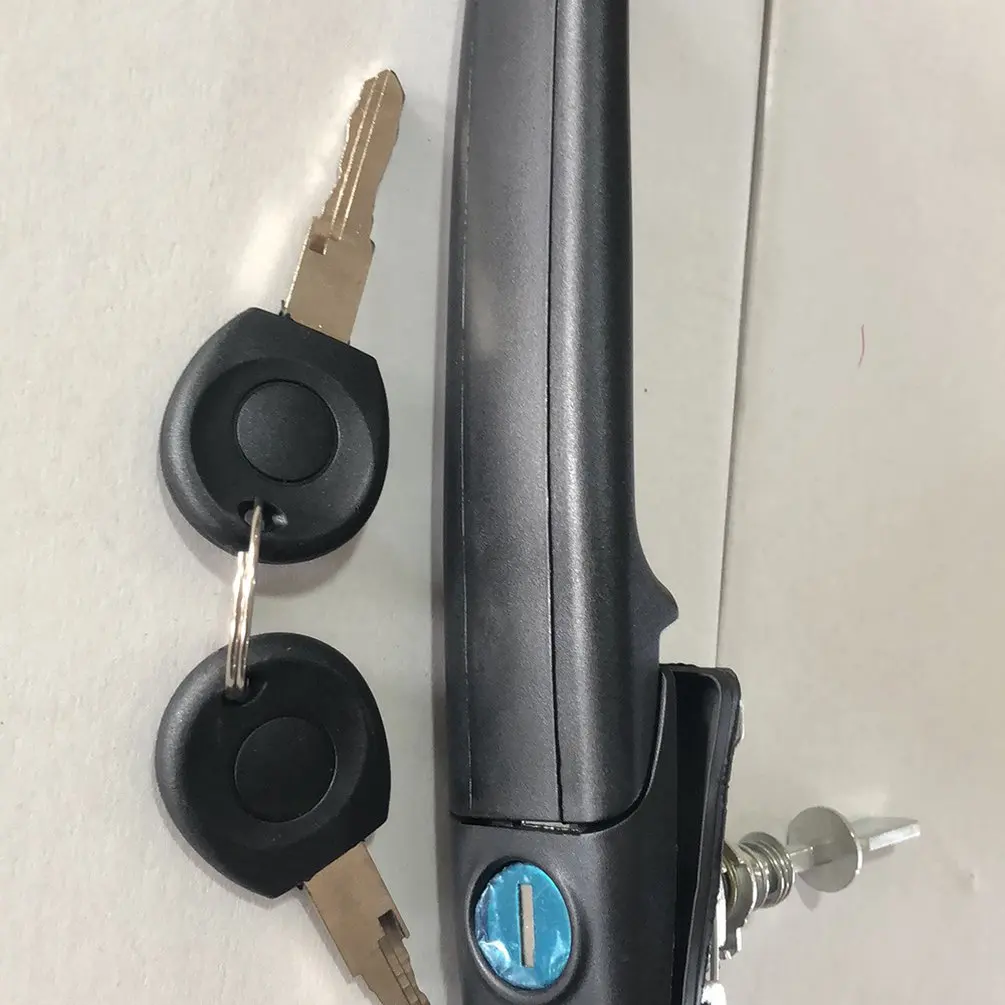 Ручка дверного замка Передняя правая левая с бочкой левая и правая дверная ручка с двумя ключами аксессуары для автомобиля
