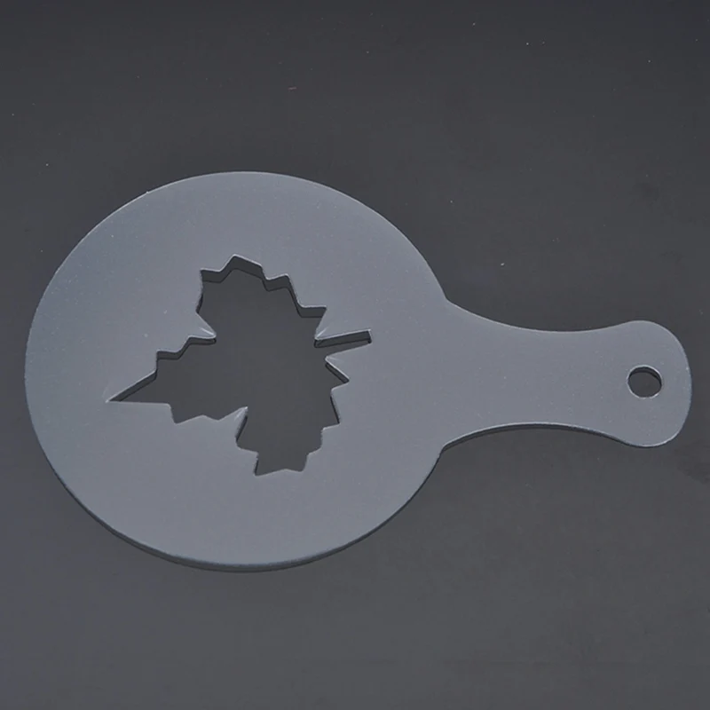 16 шт./компл. латте арт формочки для пирога капучино Foamtool DIY необычный кофейный принт Цветок Модель спрей шаблон бариста трафарет