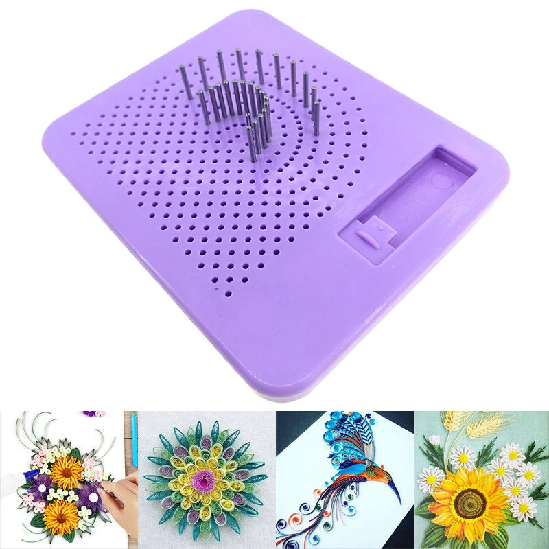Paper Folding Crafting Grid Guide Paper Quilling Handmade Craft DIY Quilling Tool DIY Craft Tool craft paper handmade craft paper handmade paper origami paper diy craft materials