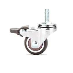 1.5 Inch Screw Rod Wheel Caster 8mm Steering Pulley Reels